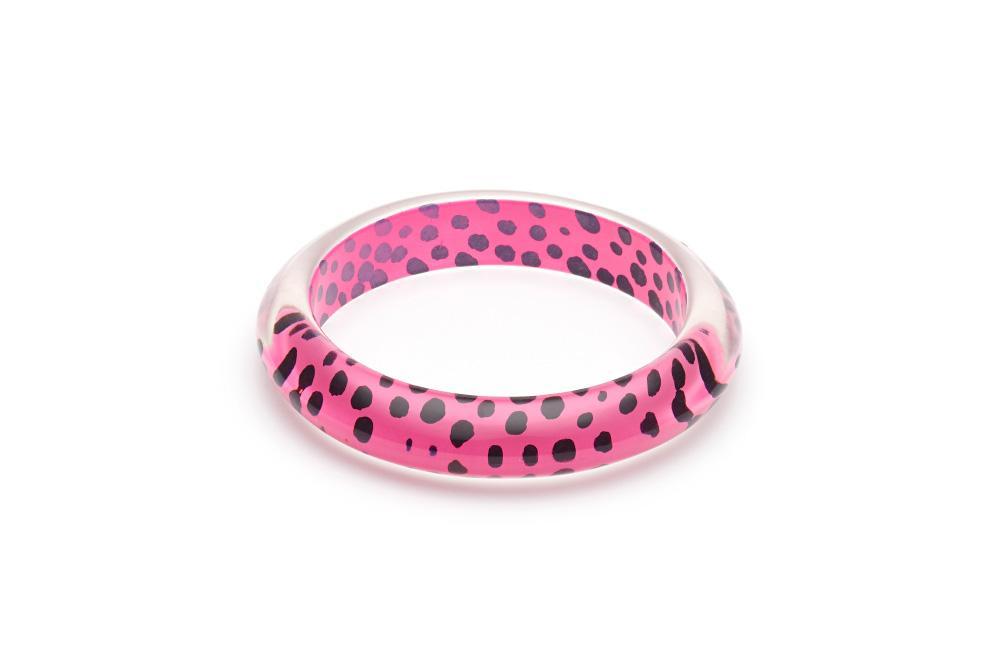 Pink Leopard Bangle